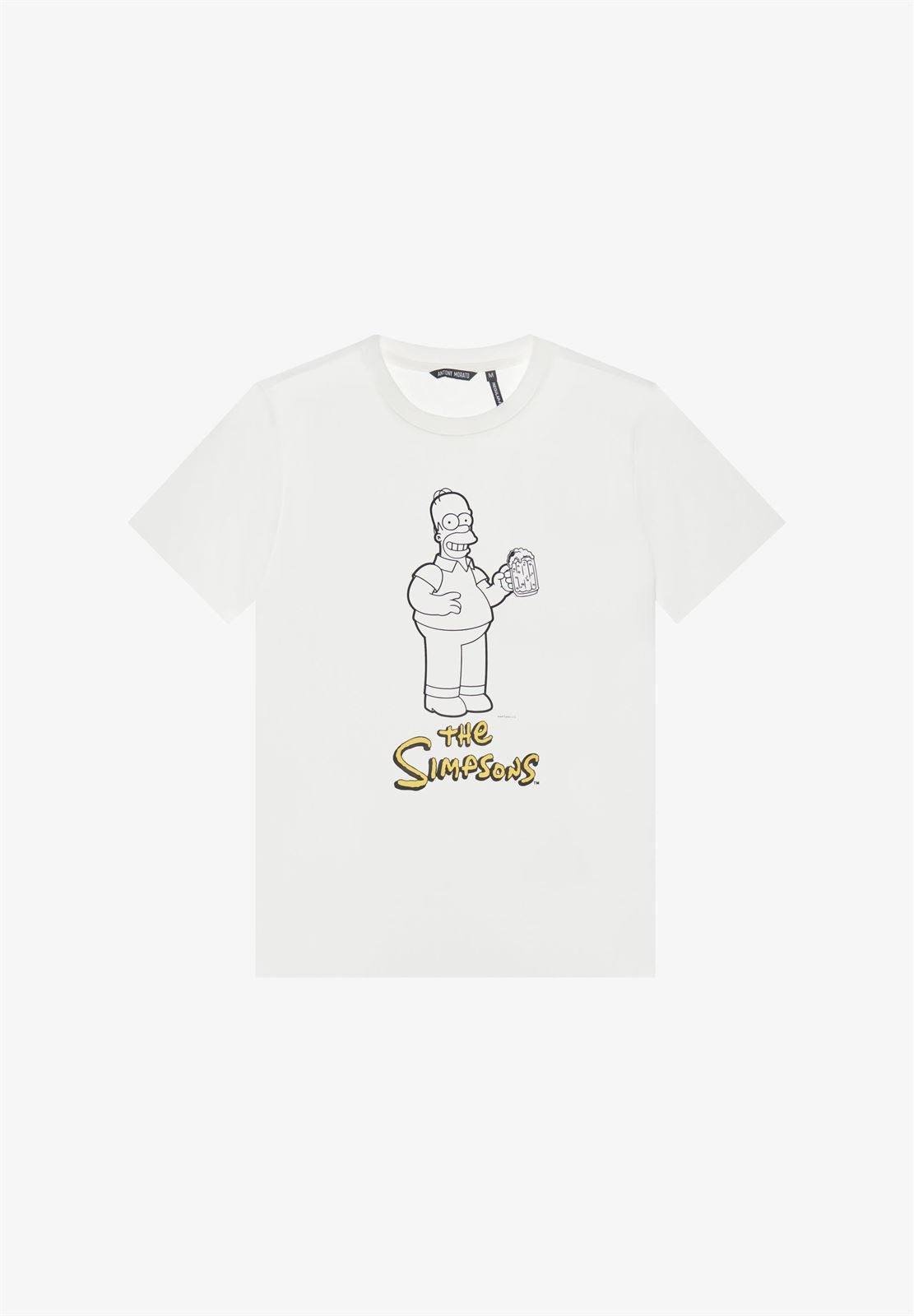 Camiseta Antony Morato MMKS02416 FA100240 crema - Imagen 1