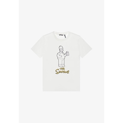 Camiseta Antony Morato MMKS02416 FA100240 crema - Imagen 1