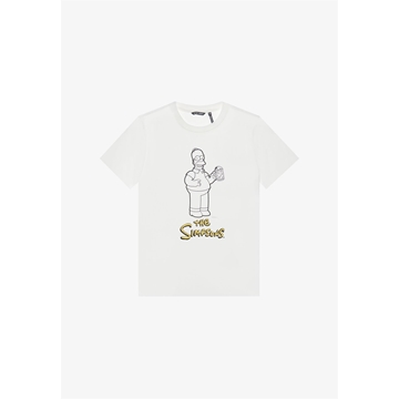 Camiseta Antony Morato MMKS02416 FA100240 crema - Imagen 1