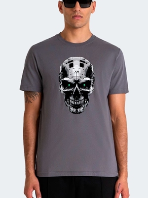 Camiseta Antony Morato MMKS02428 FA100144 9074 antrancita - Imagen 1