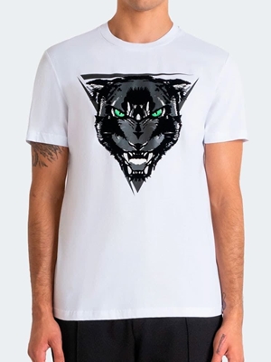 Camiseta Antony Morato MMKS02429 FA100144 100 blanco - Imagen 1