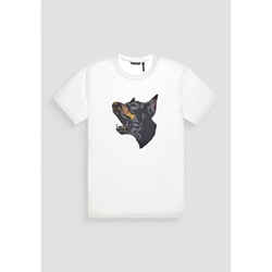 Camiseta Antony Morato MMKS02432 FA100240 1011 crema - Imagen 1