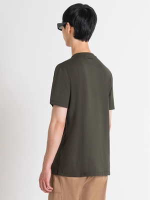 Camiseta Antony Morato MMKS02452 FA100240 4075 verde militar - Imagen 2