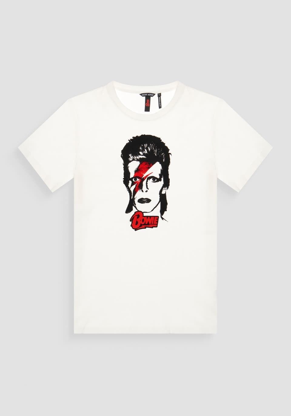 Camiseta Antony Morato MMKS02455 FA100240 1011 crema - Imagen 4