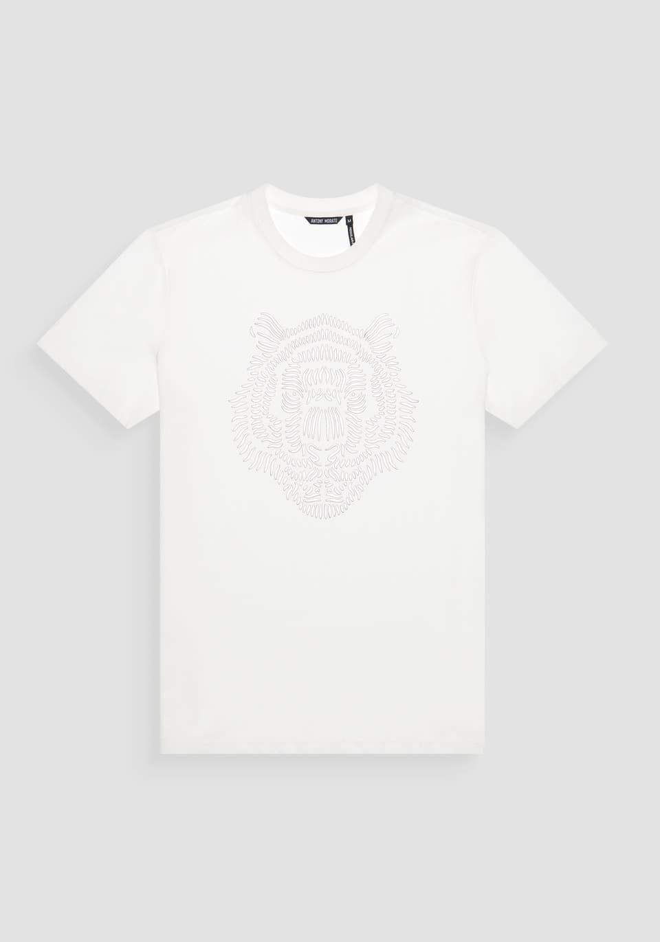 Camiseta Antony Morato MMKS02482 FA100240 1011 crema - Imagen 4