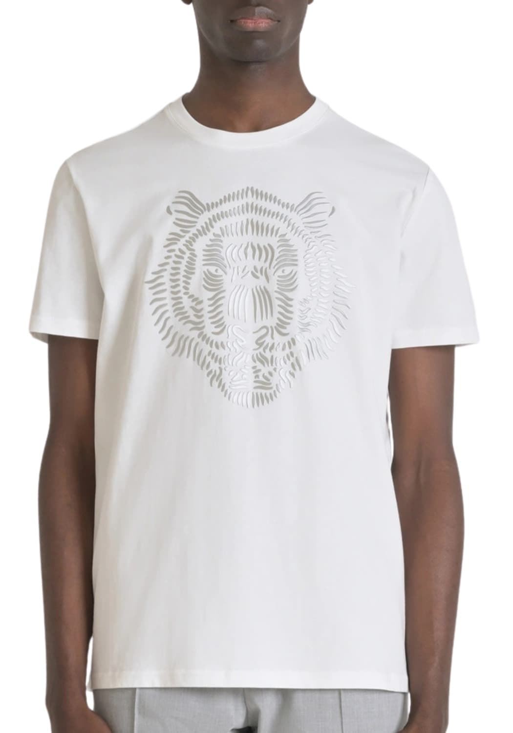 Camiseta Antony Morato MMKS02482 FA100240 1011 crema - Imagen 1