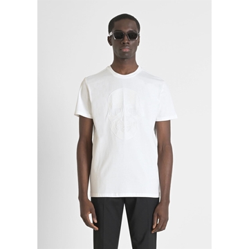 Camiseta Antony Morato MMKS02486 FA100240 1011 crema - Imagen 1