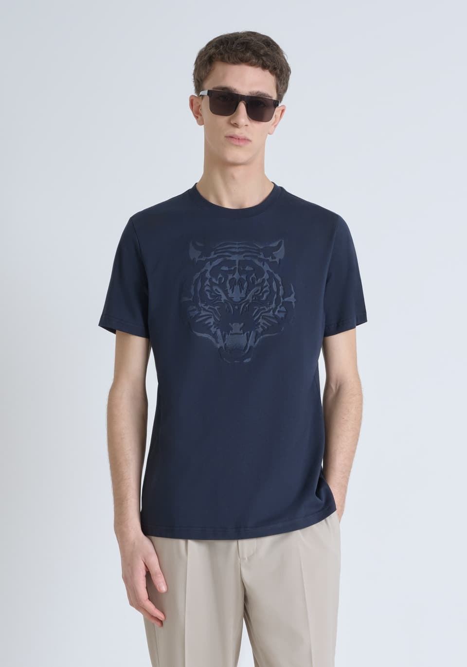 Camiseta Antony Morato MMKS02501 FA100240 7139 marino - Imagen 1