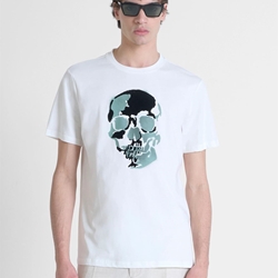 Camiseta Antony Morato MMKS02506 FA100144 1011 crema - Imagen 2