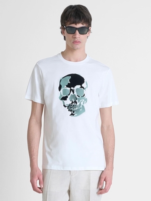 Camiseta Antony Morato MMKS02506 FA100144 1011 crema - Imagen 2