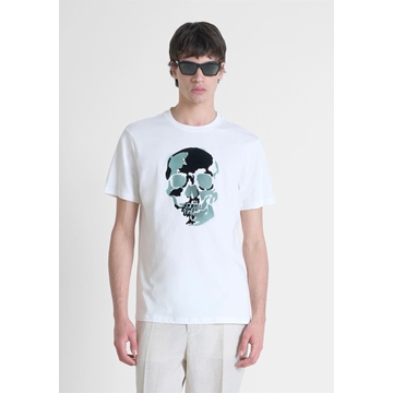 Camiseta Antony Morato MMKS02506 FA100144 1011 crema - Imagen 2