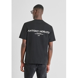 Camiseta ANTONY MORATO MMKS02540 FA100239 9000 negro - Imagen 2