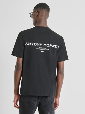 Camiseta ANTONY MORATO MMKS02540 FA100239 9000 negro - Imagen 2