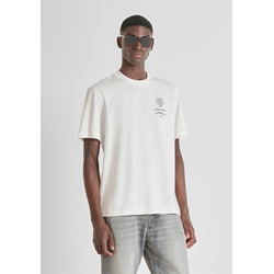Camiseta ANTONY MORATO MMKS02541 FA100239 1011 crema - Imagen 1