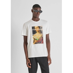 Camiseta ANTONY MORATO MMKS02569 FA100240 1011 crema - Imagen 1