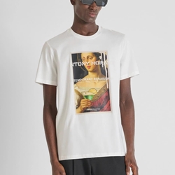 Camiseta ANTONY MORATO MMKS02569 FA100240 1011 crema - Imagen 1