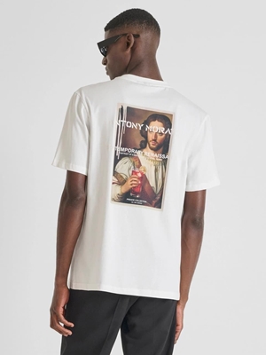 Camiseta ANTONY MORATO MMKS02571 FA100240 1011 crema - Imagen 1