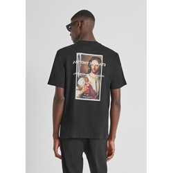 Camiseta ANTONY MORATO MMKS02571 FA100240 9000 negro - Imagen 1