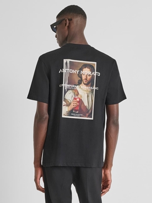 Camiseta ANTONY MORATO MMKS02571 FA100240 9000 negro - Imagen 1