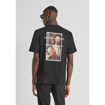 Camiseta ANTONY MORATO MMKS02571 FA100240 9000 negro - Imagen 1