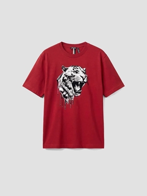 Camiseta ANTONY MORATO MMKS02619 FA100144 5107 cereza - Imagen 1