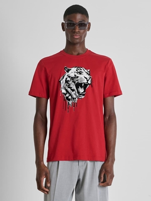 Camiseta ANTONY MORATO MMKS02619 FA100144 5107 cereza - Imagen 2