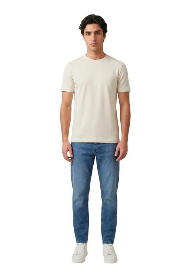 Camiseta Antony Morato MMKS02629 FA100253 1012 ivory - Imagen 1