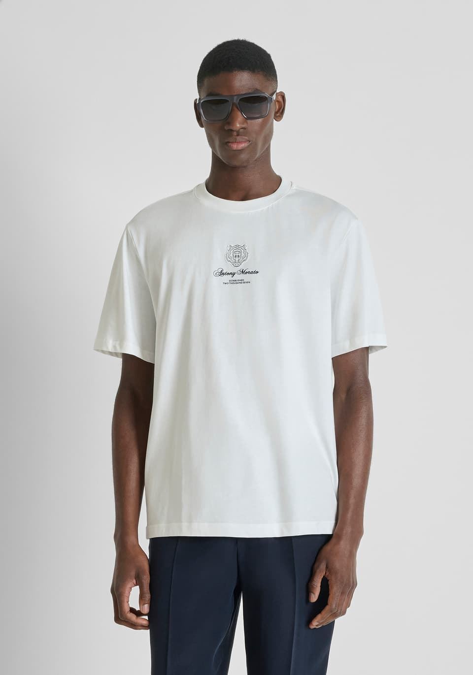 Camiseta Antony Morato MMKS02633 FA100240 1011 cream - Imagen 2