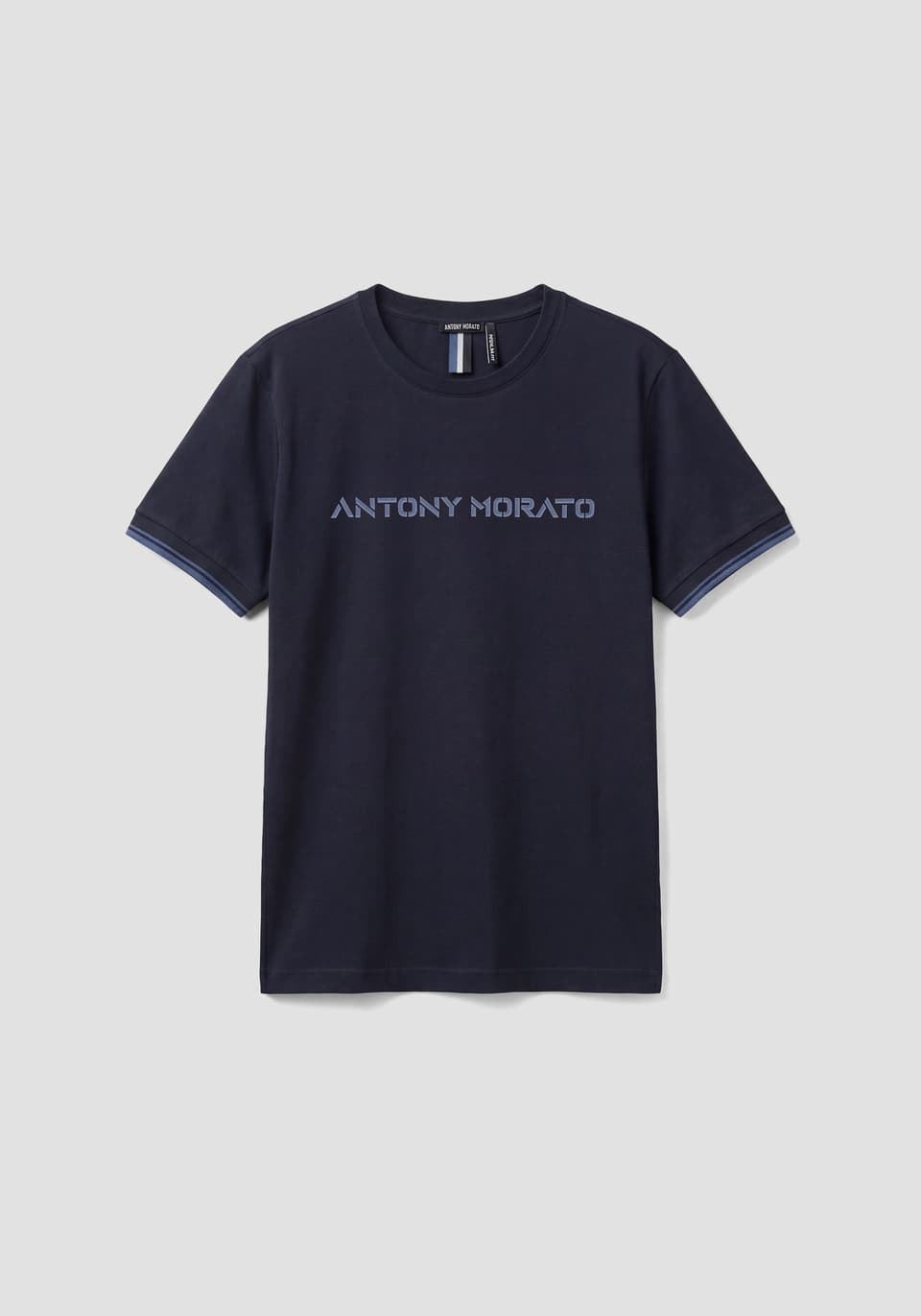 Camiseta Antony Morato MMKS02633 FA100240 7139 azul marino - Imagen 1