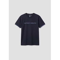 Camiseta Antony Morato MMKS02633 FA100240 7139 azul marino - Imagen 1