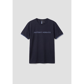 Camiseta Antony Morato MMKS02633 FA100240 7139 azul marino - Imagen 1
