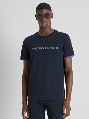 Camiseta Antony Morato MMKS02633 FA100240 7139 azul marino - Imagen 2