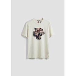 Camiseta ANTONY MORATO MMKS02651 FA100144 1021 manteca - Imagen 1