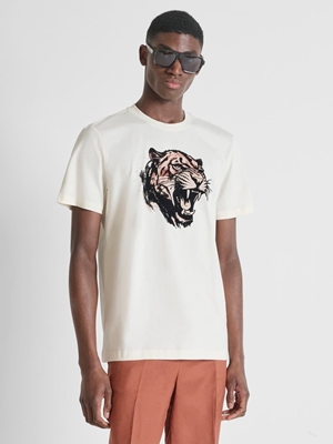 Camiseta ANTONY MORATO MMKS02651 FA100144 1021 manteca - Imagen 2