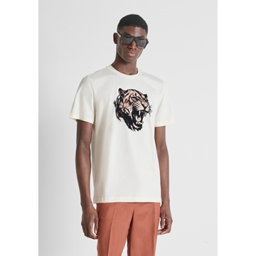 Camiseta ANTONY MORATO MMKS02651 FA100144 1021 manteca - Imagen 2
