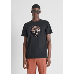 Camiseta ANTONY MORATO MMKS02651 FA100144 9000 negro - Imagen 2