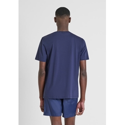 Camiseta Antony Morato Navy Blue MMKS02531 FA100252 7132 - Imagen 2