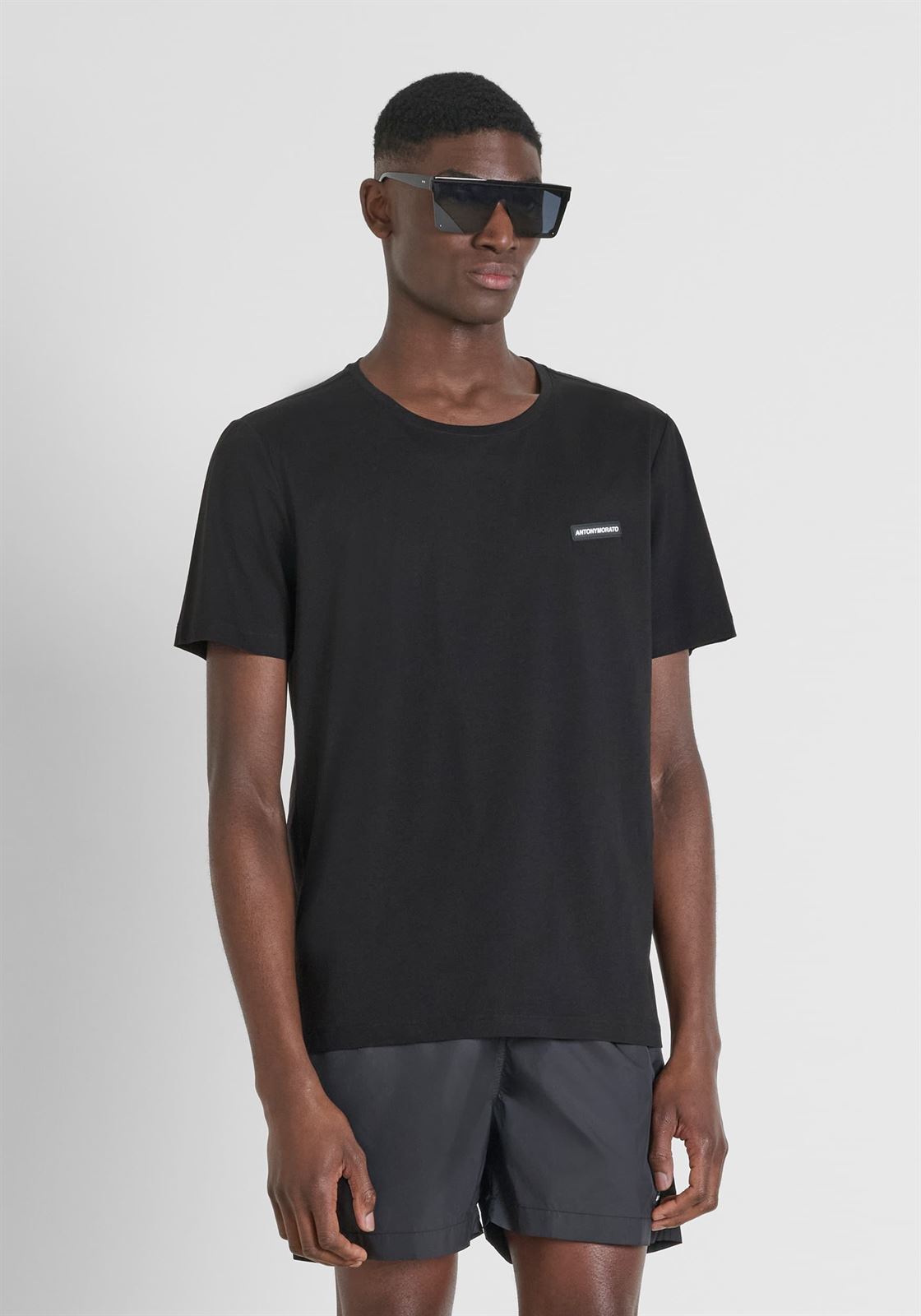 Camiseta Antony Morato Negra MMKS02531 FA100252 9000 - Imagen 1