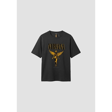 Camiseta Antony Morato Nirvana Black MMKS02717 FA1000240 9000 - Imagen 1