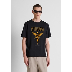 Camiseta Antony Morato Nirvana Black MMKS02717 FA1000240 9000 - Imagen 2