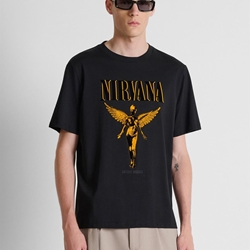 Camiseta Antony Morato Nirvana Black MMKS02717 FA1000240 9000 - Imagen 2