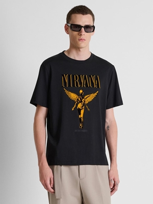 Camiseta Antony Morato Nirvana Black MMKS02717 FA1000240 9000 - Imagen 2