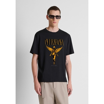 Camiseta Antony Morato Nirvana Black MMKS02717 FA1000240 9000 - Imagen 2