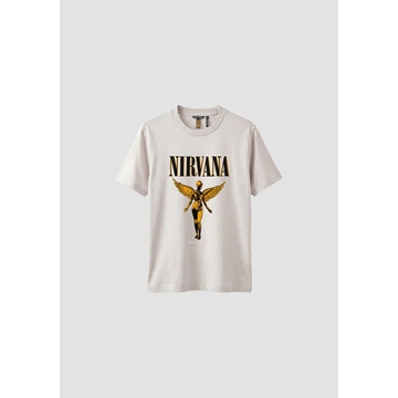 Camiseta Antony Morato Nirvana Chalk MMKS02717 FA100240 1018 - Imagen 1