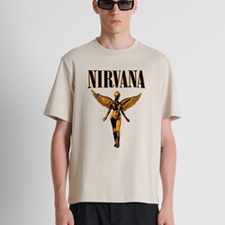 Camiseta Antony Morato Nirvana Chalk MMKS02717 FA100240 1018 - Imagen 2