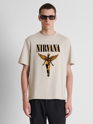 Camiseta Antony Morato Nirvana Chalk MMKS02717 FA100240 1018 - Imagen 2