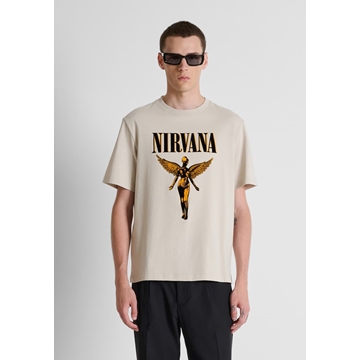 Camiseta Antony Morato Nirvana Chalk MMKS02717 FA100240 1018 - Imagen 2