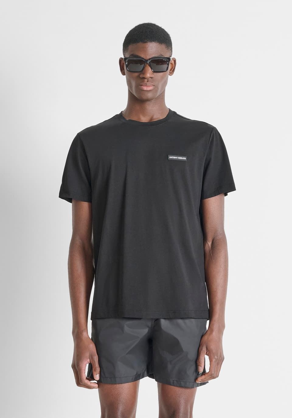 Camiseta Antony Morato Regular Beachwear Black MMKS02685 FA100252 9000 - Imagen 2