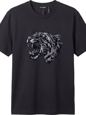 Camiseta Antony Morato Regular Fit Black MMKS02692 FA100240 9000 - Imagen 1