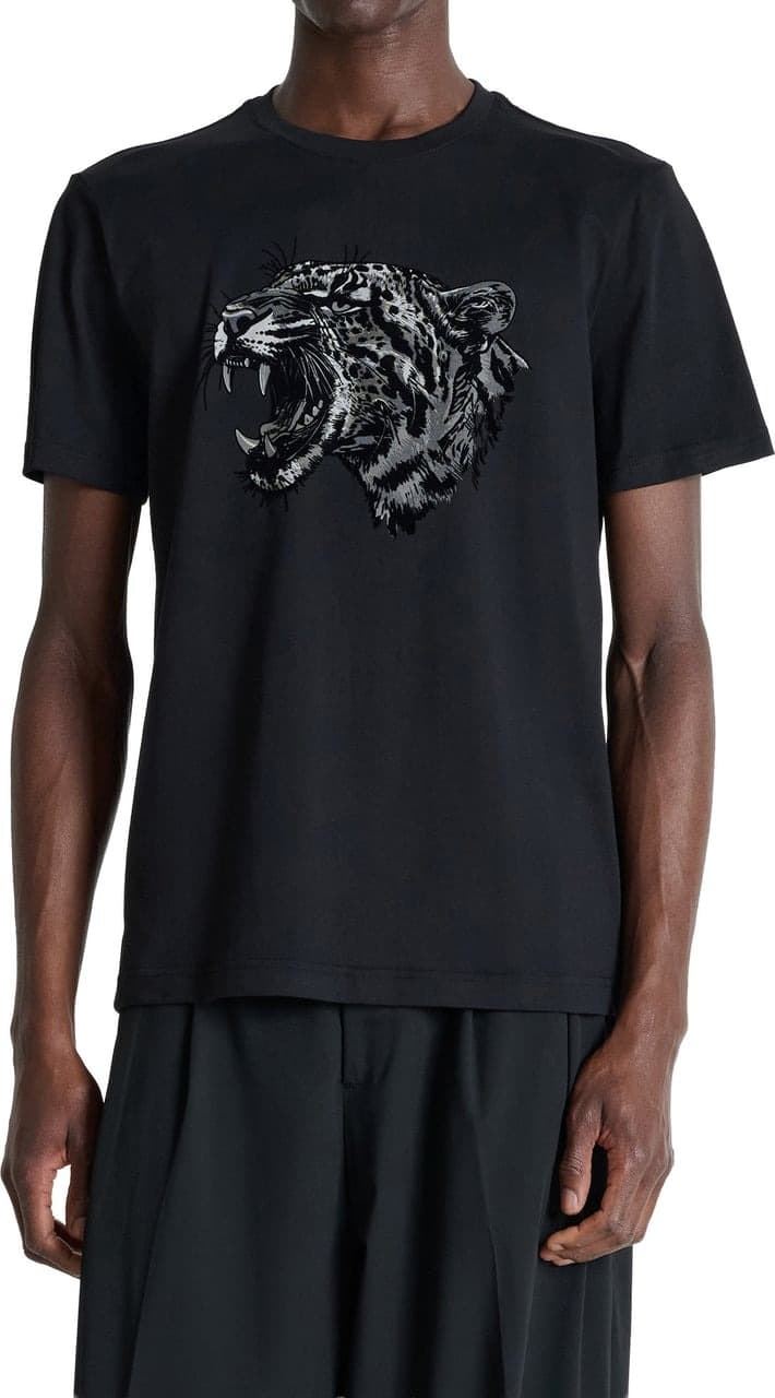 Camiseta Antony Morato Regular Fit Black MMKS02692 FA100240 9000 - Imagen 2